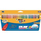 Bıc Kıd Couleur Keçeli Boya Kalemi 24 Renk - Karışık-Çok Renkli - Standart