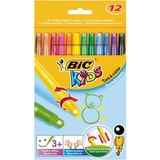 Bic Kids 12 Adet Çevirmeli Pastel Boya Kutu Renkli ve Kullanımı Kolay 8805082
