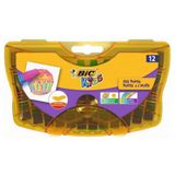 Bic Kids 933957 12 Renk Plastik Kutulu Yağlı Pastel Boya
