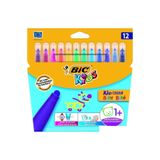 Bic Kids Couleur Baby Keçeli Kalem, 12 Renk, Karışık