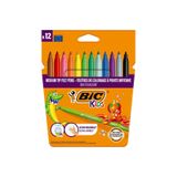 Bic Kids Couleur Keçeli Boya Kalemi, 12'li Set, Orta Uç