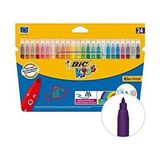 Bıc Kids Couleur Keçeli Boyama Kalemi 24'lü Paket Keçeli Kalemler - Beyaz