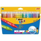 bic kids couleur keçeli kalem 24 renk 841800 - Yok