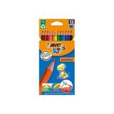 Bic Kids Evolution Kuru Boya Kalemi Seti, 12 Renk, Karton Kutu