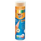 Bic Kids Evolution Kuru Boya Kalemi Seti, 24+1 Renk, Metal Tüp, Çocuklar İçin