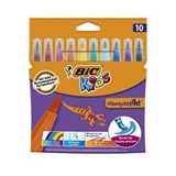 Bic Kids Keçeli Boya Kalemi 10 Renk Çok Renkli