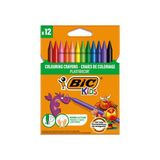Bic Kids Plastidecor 12'li Silinebilir Mum Pastel Boya - 12li