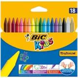 Bic Kids Plastidecor 18'li Silinebilir Mum Pastel Boya