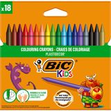Bic Kids Plastidecor Silinebilir Elleri Kirletmeyen Pastel Boya 18 Renk - 18Lİ