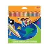 Bic Kids Tropicolor2 Kuru Boya Kalemi, 24'lü Set, Çok Renkli
