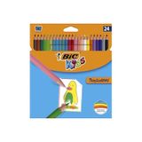 Bic Kids Tropicolors 24'lü Kuru Boya Kalemi Seti, Karışık Renkler