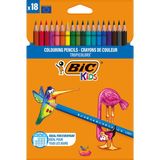 Bic Kids Tropicolors Kuru Boya Kalemi 18 Renk - 18'li