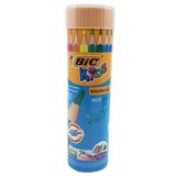 Bic Kids Tüp Metal Kutulu Üçgen Jumbo Kuru Kalem Boya Seti 12li