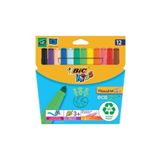 Bic Kids Visacolor Xl Ecolutions Colouring Jumbo Keçeli Kalem 12 Li