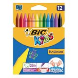 Bic Kidselleri Kirletmeyen 12 Renk Mum Boya 3270220000341CE