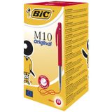Bic Kırmızı M10 Basmalı 50'Li Kutu Tükenmez Kalem