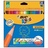 Bic Kuru Boya Evolution 24 Lü Renkli Kalem Seti 937515 Kolay Kesim ve Dayanıklı Tasarım