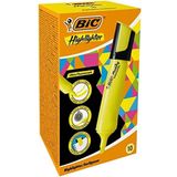 Bic Marking Flat Highlighter Fosforlu Kalem (İşaret Kalemi) Sarı 517962 (10 Lu Paket)