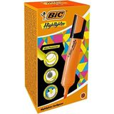 bic marking flat highlighter fosforlu kalem (ışaret kalemi) turuncu 517961 (10 lu paket) - Yok
