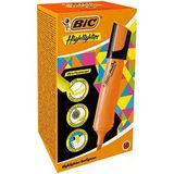 Bic Marking Flat Highlighter Fosforlu Kalem (İşaret Kalemi) Turuncu 517961 (10 Lu Paket)
