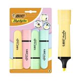 Bic Marking Flat Pastel Fosforlu Kalem 4 Lu