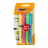 Bic Marking Highlighter Grip Fosforlu Isaretleme Kalemi 4 Renk