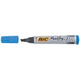 Bic Markör Kesik Uç Kalem Mavi 2300 820925 (12 Li Paket)