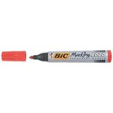 Bic Markör Yuvarlak Uç Kalem Kırmızı 2000 820913 (12 Li Paket)