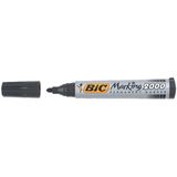 Bic Markör Yuvarlak Uç Kalem Siyah 2000 8209153 (12 Li Paket)
