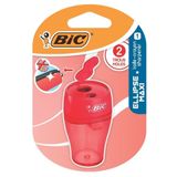 Bic Maxi Ellipse Hazneli İkili Kalemtıraş Jumbo ve Klasik - 9505181 Kırmızı