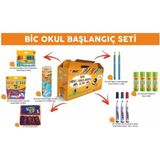 Bic Okul Başlangıç Seti 13 Parça Renkli Kalemler ve Boyalarla Eğlenceli Öğrenme Deneyimi
