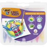 Bic Pastel Duo Magix 8 Renk Çok Amaçlı Boyalar 3 - 6 Yaş Çocuklar İçin Eğlenceli Kullanım