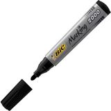 Bic Permanent 2000 Siyah Yuvarlak Uçlu Markör