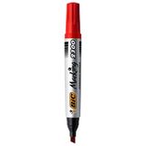 Bic Permanent Kesik Uçlu Kırmızı Markör