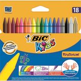 Bic Plastidecor 18'li Uzun Boy Silinebilir Pastel Boya