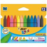Bic Plastidecor 8297732 Elleri Kirletmeyen Üçgen 12'li Pastel Boya