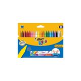 BİC PLASTIDECOR PASTEL BOYA 24 LÜ 3270220010722