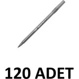Bic Round Stic 120 Adet 1 mm Tükenmez Kalem - Siyah