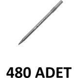 Bic Round Stic 480 Adet 1 mm Tükenmez Kalem - Siyah