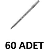 Bic Round Stic 60 Adet 1 mm Tükenmez Kalem - Siyah