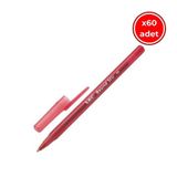 Bic Round Stic 60 Adet Kırmızı 1.0 mm Yağ Bazlı Tükenmez Kalem