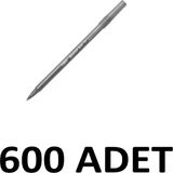 Bic Round Stic 600 Adet 1 mm Tükenmez Kalem - Siyah