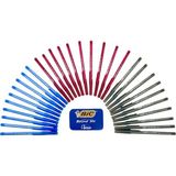 Bic Round Stic Tükenmez Kalem Karışık 3 Renk 30 Adet - Karışık-Çok Renkli