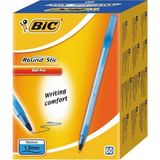 Bic Round Stick Tükenmez Kalem Mavi 120'li Yazım Konforu İçin Özel Tasarım
