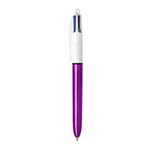 Bic Shine 4 Renkli Mor Tükenmez Kalem