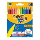 Bic Silinebilir Pastel Boya 12 Adet Çok Renkli