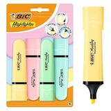 BIC Tank Fosforlu Kalemler Pastel Karışık 4'lü Paket