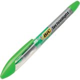Bic Technolight Fosforlu Kalem Yeşil