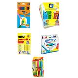 Bic Tropicolors 12'Li Kuru Boya Renkli Fotokopi Kağıdı A4 Karışık 10 Renk 5'Li Sanatsal Set