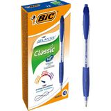 Bic Tükenmez Kalem Atlantis Classic 1.0 Basmalı 12 Li - Mavi